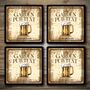 Personalised Bar Runner And Coasters Garden Pub, thumbnail 3 of 8