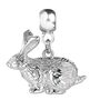 Sterling Silver Rabbit Charm, thumbnail 4 of 10