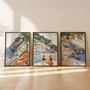 Set Of Three Amalfi Art Prints, thumbnail 2 of 8