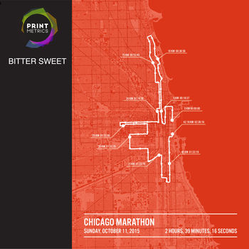 Personalised Chicago Marathon Poster, 3 of 12