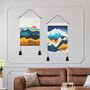 Two Pack Forest Mountain Nature Landscape Tapestries, thumbnail 1 of 7