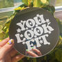 You Look Fit Mini Mirror, thumbnail 1 of 7