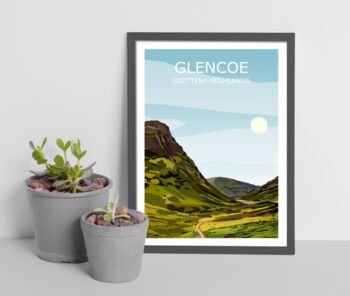 Glencoe Scottish Highlands Art Print, 2 of 4
