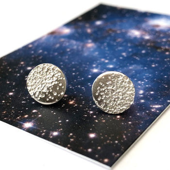 Mismatched Full And Half Moon Earrings, 3 of 12