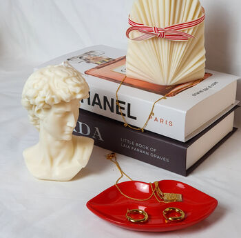 Large David Head Statue Soy Wax Candle, 3 of 7