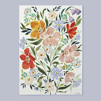 Joyful Florals Art Print, 2 of 3