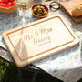 Personalised Mr And Mrs Chopping Board Wedding Gift, thumbnail 3 of 8