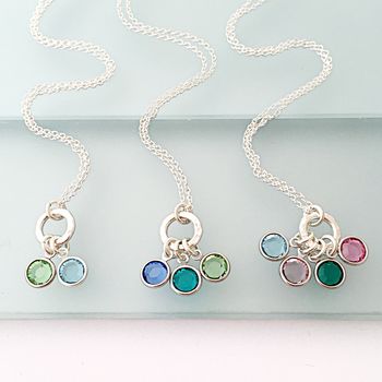 Family Birthstone Necklace, 2 of 5