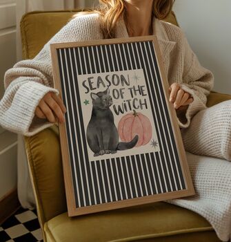 Season Of The Witch Halloween Print, 2 of 3