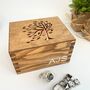 Wooden Tree Design Personalised Trinket Box, thumbnail 1 of 8