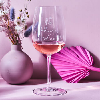 Engraved Wine Glass, 3 of 3