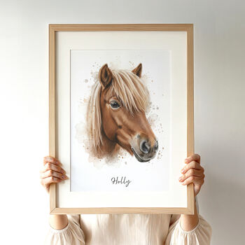Personalised Pet Illustration Portrait Print, 3 of 10