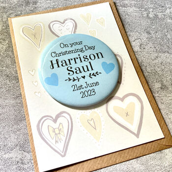 Personalised Magnet Christening/Naming Card, 3 of 6