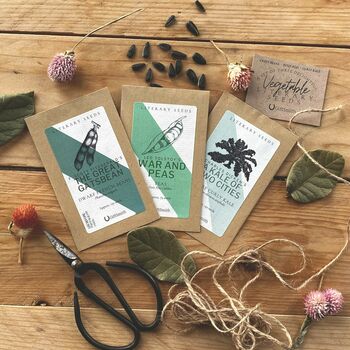 Literary Seeds: The Veggies Set Of Three Seed Packets, 2 of 4