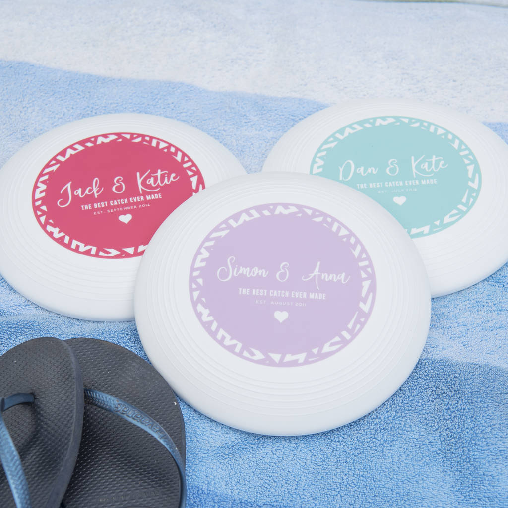 Personalised Couples Frisbee, 1 of 2