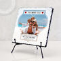 The World’s Best Dad Personalised Photo Slate Gift For Dad, thumbnail 1 of 6