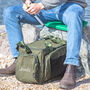 Personalised Insulated Fishing Holdall Set With Foldable Cushion, thumbnail 2 of 11
