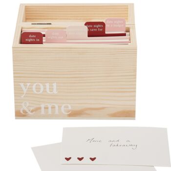Personalised Wooden Date Night Box, 3 of 3