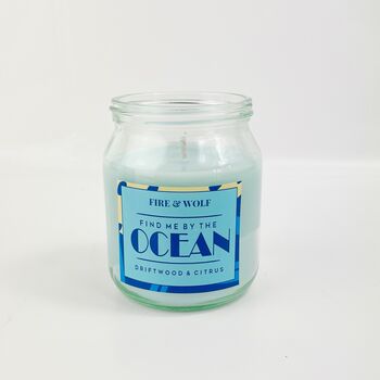 Find Me By The Ocean | Driftwood And Citrus Candle, 3 of 6