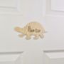 Personalised Turtle Bedroom Door Name Plaque, thumbnail 1 of 8