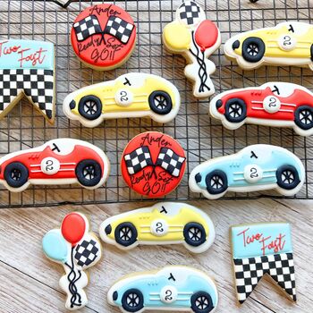 Race Car Cookies Set Of 12, 5 of 5