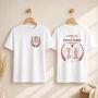 Personalised Rugby Coach Team Names T Shirt, thumbnail 3 of 7