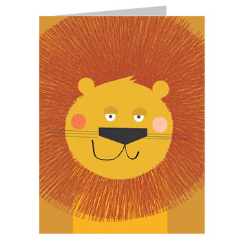 Mini Lion Greetings Card, 3 of 5