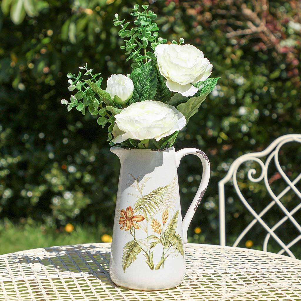 Pitcher Floral Vase at Evelyn White blog
