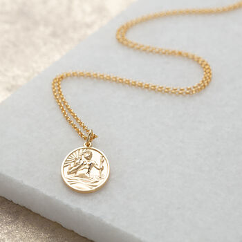Personalised St. Christopher Necklace, 3 of 10