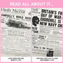 Personalised 90th Birthday Milestone Newspaper Book, thumbnail 5 of 11