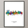St Andrews Skyline Portrait Print And Box Canvas, thumbnail 3 of 5