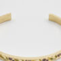 Blackberry Bramble Gold Bangle, thumbnail 3 of 9
