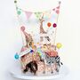 Personalised Party Animal Safari Cake Toppers, thumbnail 1 of 6