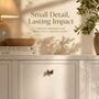 Classic Butterfly Brass Cabinet Knob, thumbnail 4 of 9