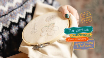 Learn To Sew Your Own Embroidered Flowers Kit Stick And Stitch, 4 of 8