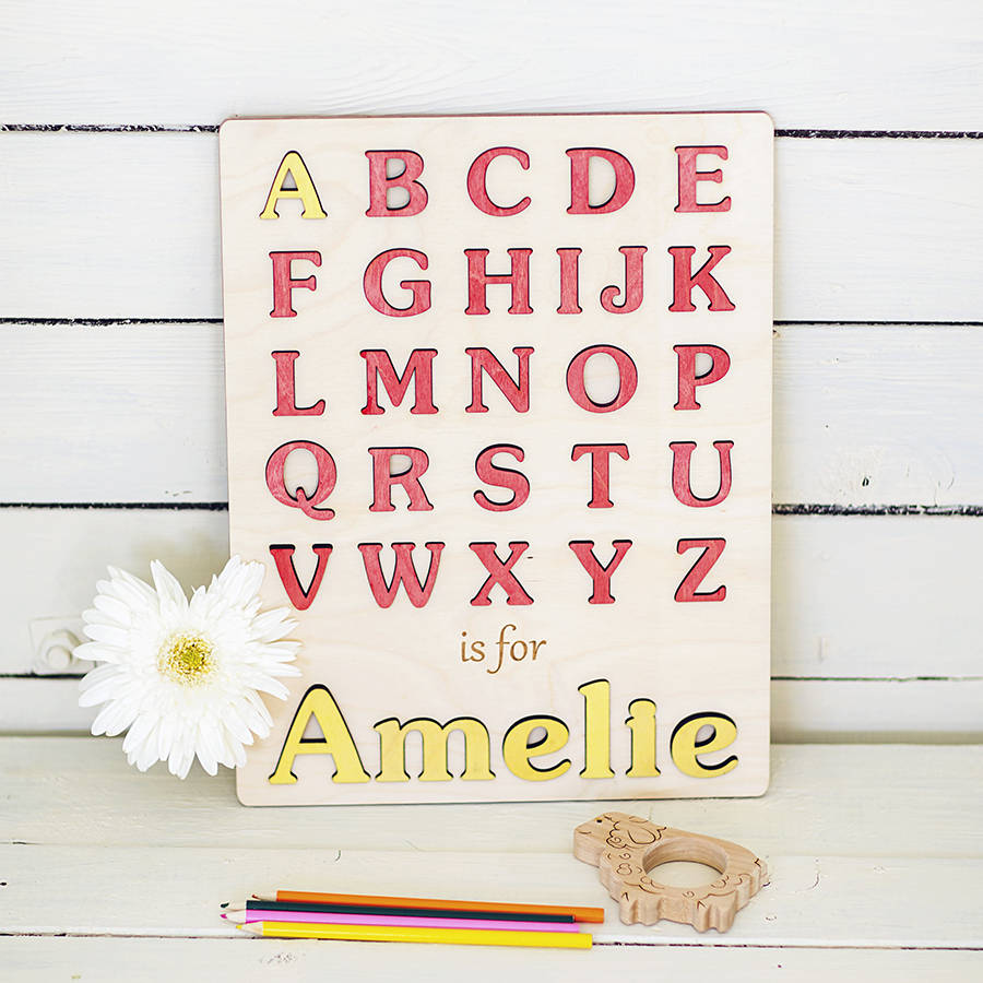 My First Alphabet Personalised Puzzle, 1 of 7