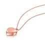 Heart Urn Ashes Necklace – 18 K Rose Gold Plate, thumbnail 3 of 5