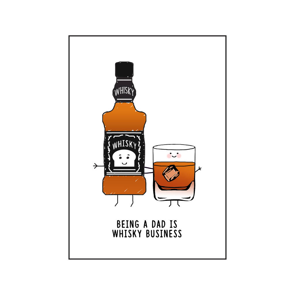 Funny Whisky Card For Dad By Of Life And Lemons 3221