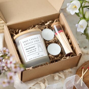 Smells Like Abandonment Funny New Job Candle Gift, 6 of 12