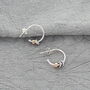 21st Birthday Infinity Ring Hoop Earrings, thumbnail 1 of 8