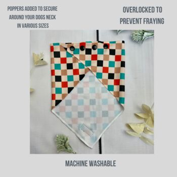 Patchwork/Plaid Dog Bandana, 2 of 5