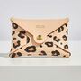 Personalised Leopard Print Leather Card + Coin Purse, thumbnail 4 of 7