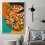 Pizza Art Print, thumbnail 4 of 4
