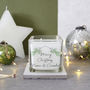 Merry Christmas Mistletoe Candle For Grandparents, thumbnail 5 of 8