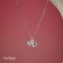 Sterling Silver 925 Lily Of The Valley Pendant Necklace, thumbnail 11 of 12