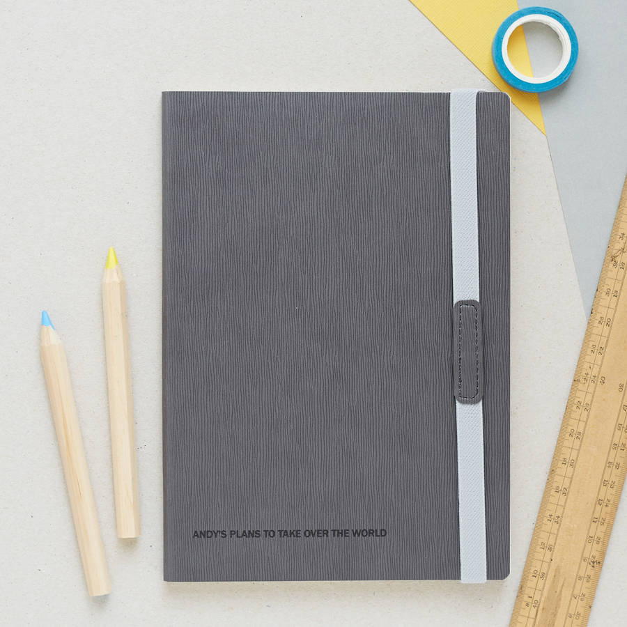 Personalised Secret Message Notebook By Luna Studio Designs