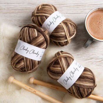 Cheeky Chunky Twist Yarn 100g Ball Natural Merino Wool, 6 of 7