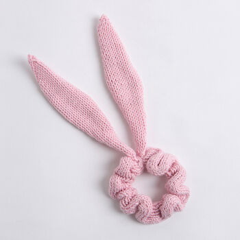 Hair Tie Scrunchies Easy Knitting Kit, 4 of 9