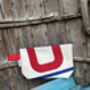 No3 Small Upcycled Versatile Sailcloth Pouch, thumbnail 4 of 9