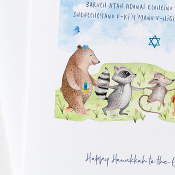 Hanukkah Card, Chanukah Celebration ..Han03, 3 of 12